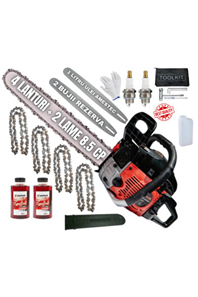 Campion Pachet SUPER Drujbă pe benzină de 8,5 CP