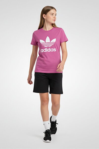 adidas Women Sportswear Fit Short Sleeve Outdoor T-shirt, Purple