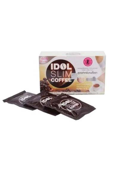İDOL Slim Instant Coffee – Low Fat 3-in-1 Mix with Fiber & Collagen (10 Sachets)