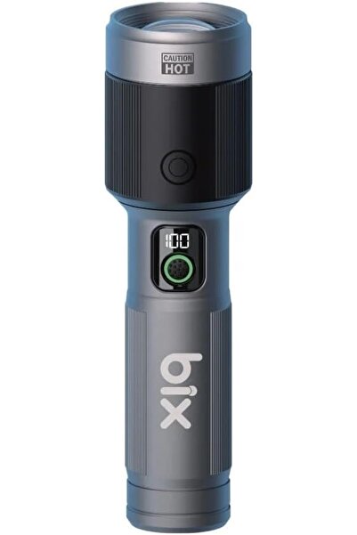 Bix Flashlight BX5101FL 60W LED, Max. 2300 Lümen Parlaklık ve 850 Metreye Kad...