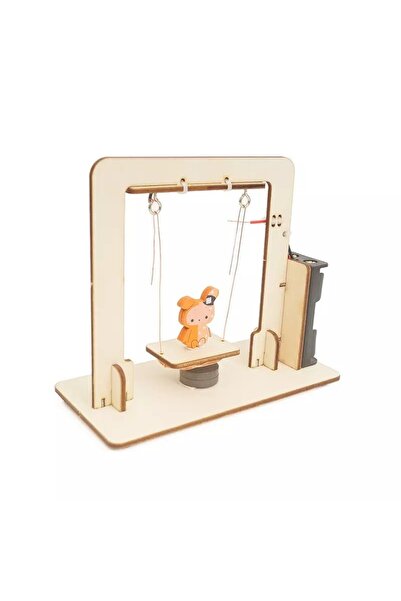 TeTea Jucarie Educationala Tetea, Kit lemn STEM, balansoar electromagnetic