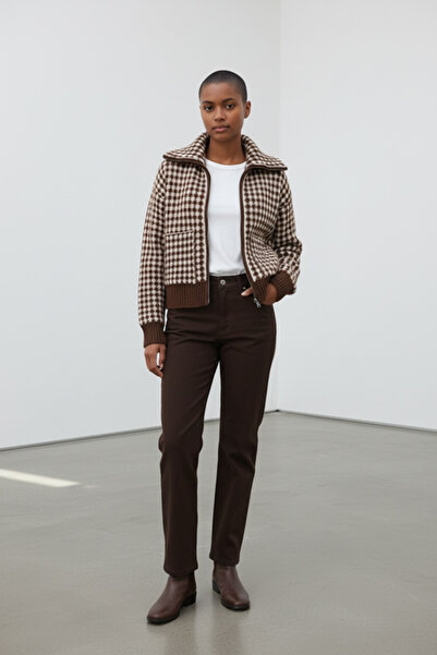 SEMİZ GİYİM Fermuarlı Retro Hırka