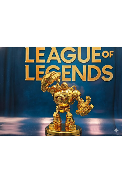 Cypnova League of Legends Blitzcrank Altın Figür – Buhargücü Altın Bilek!