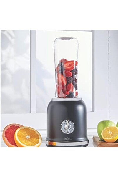 BRF Elizberrasell Karaca Retro Personal Personal Smoothie Blender Black 1162345