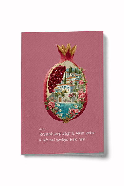 Bi Dünya Haber Călătorește prin Pământul tău: Blocnotes A6 cu linii, mini-caiet