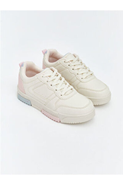 LC Waikiki artı-store Bağcık kapamalı kız çocuk sneaker, panelli tasarıma ve ...