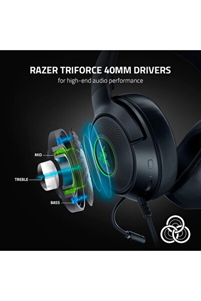 RAZER Kraken V3 X Wired USB Gaming Headset