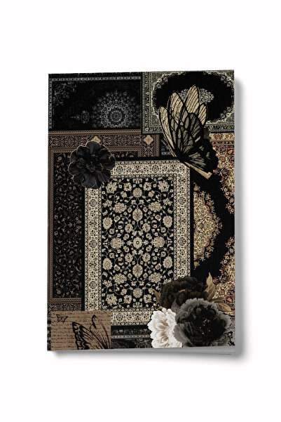 Bi Dünya Haber سلسلة إيثنيك كولاج 6 شيب-ييلدا A6 دفتر ملاحظات صغير مسطر