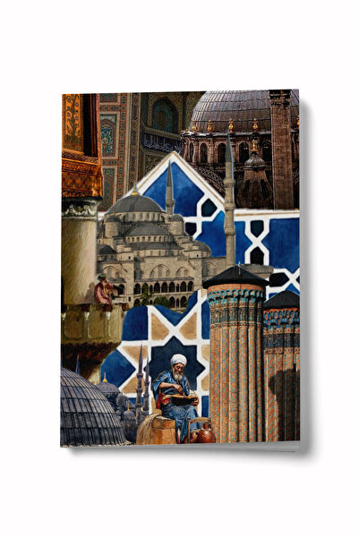 Bi Dünya Haber سلسلة كولاج 55 إيليم أوجراندا سيفتشر أ6 دفتر ملاحظات صغير مسطر