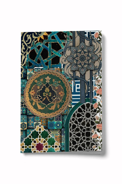 Bi Dünya Haber Seria de artă 2 Modele geometrice Blocnotes A6 cu linii, mini-...