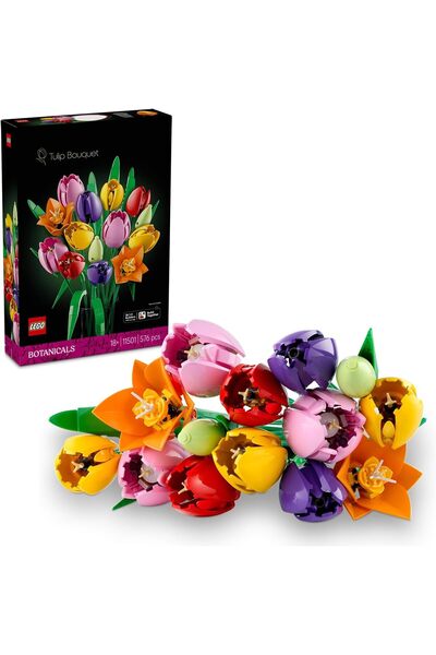 BRF Nacario LEGO Botanicals Lale Buketi 11501 - Yetişkinler için Çeşitli Renk...