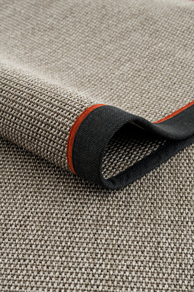 VEJA HOME Sahara Bordure B3610H Gray Black Orange Bordered Sisal Woven Carpet...