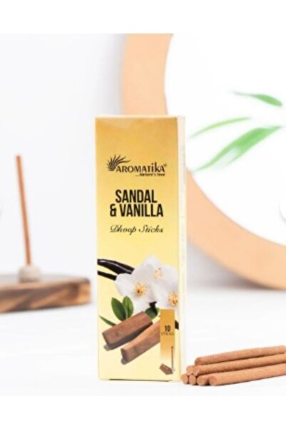 Hem SANDAL VANİLYA KOKULU ORGANİK KÖMÜRSÜZ DOOP TÜTSÜ 10 ADET /PSC