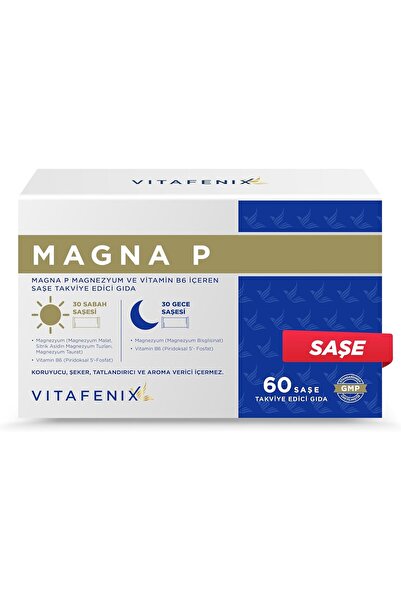 BRF Nacario Vitafenix Magna P Magnezyum Complex - Malat Sitrat Glisinat Taura...