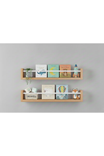 EGN WOODS 40X9 2-Piece Atlantic Pine Mdf Baby Room Organizer Children's Room ...