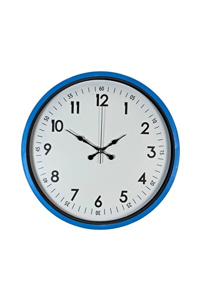 ForWhat 36cm Blue Type Decor Wall Clock for Office Home Office Gift