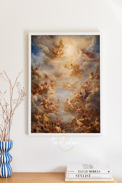 tablodea Pictură artistică în stil baroc clasic TD Poster înrămat elegant, vi...