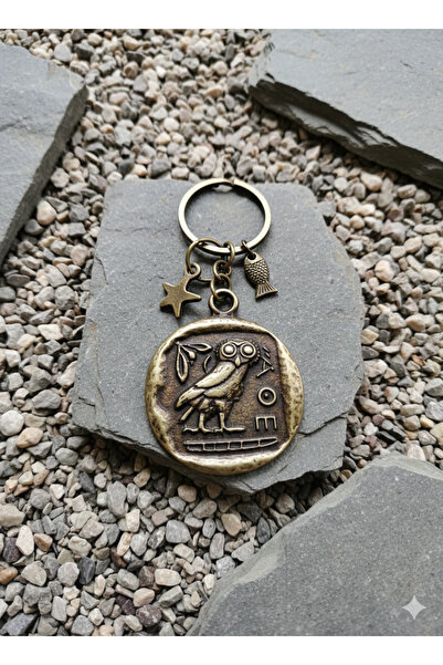 PİRAMİGO Mystical Pagan Owl Fortune Coin - Success and Abundance Talisman Sta...