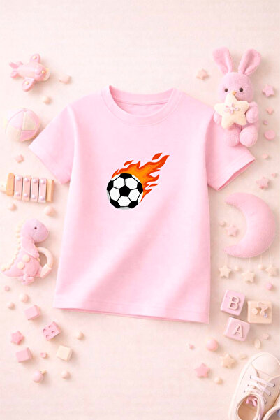 SPORTİVEA Football Themed Printed Girls Boys Tshirt T-Shirt Tee Comfortable S...