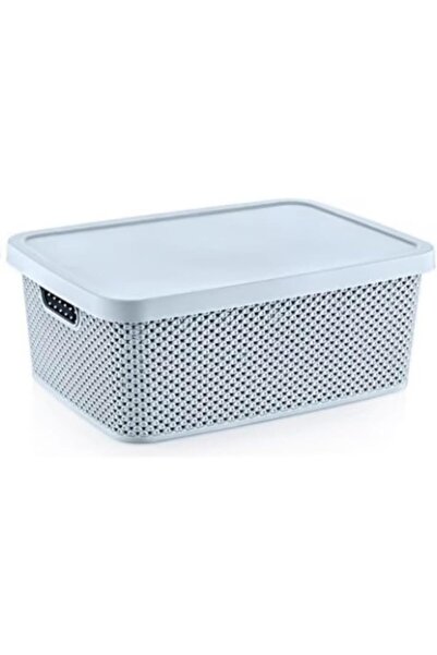 Hobby Life Diamond Storage Box with Lid, 13 Litre Capacity, Mesh Pattern Desi...