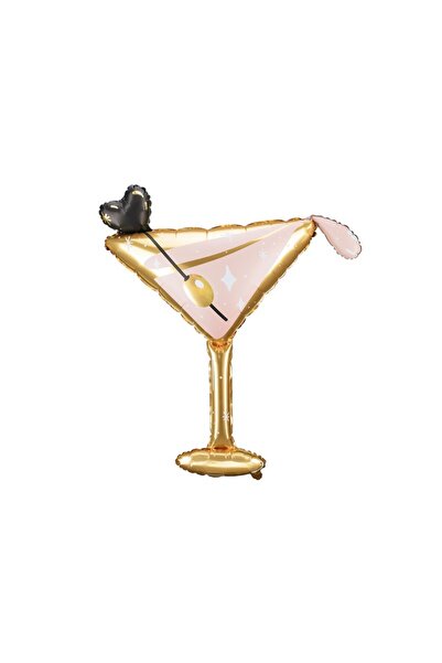 PARTY DECO SP. ZO.O.SP.K. Metallic Foil Balloon Martini Glass 126x93 cm