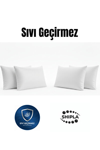 SHIPLA HOME Set de 4 bucăți de protecție pentru perne rezistente la lichide, ...
