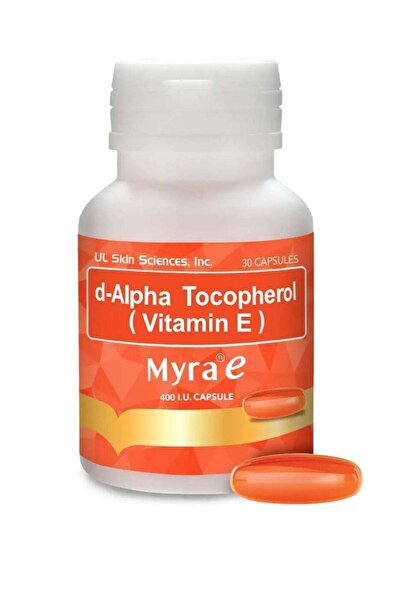 Myra E 400 IU Vitamin E Softgels | 30 Capsules | Natural d-Alpha Tocopherol |...