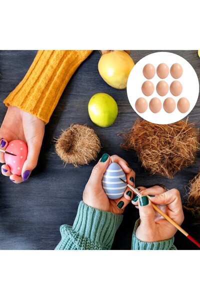 OEM Set 20 oua decorative, plastic, pictat copii, non-toxic, rezistenta la ca...