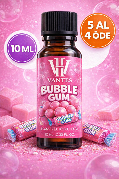 VANTES Bubble Gum Esansiyel Uçucu Koku Yağı Buhurdanlık Yağı Difüzör Hobi Esa...