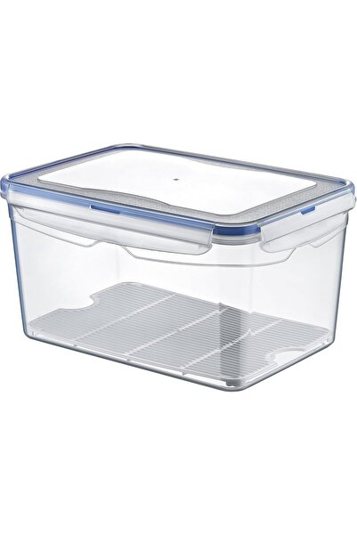 Hobby علبة حفظ طعام بلاستيكية مستطيلة محكمة الإغلاق سعة 2.4 لتر من لايف، شفافة