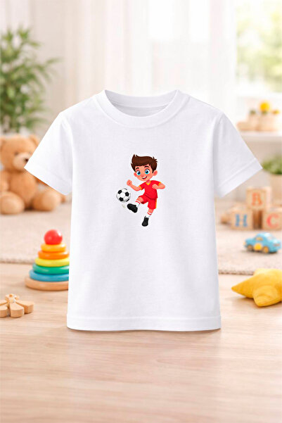 Mügerella تي شيرت مطبوع عليه كرة القدم للفتيات والأولاد، تي شيرت مريح وناعم 1...