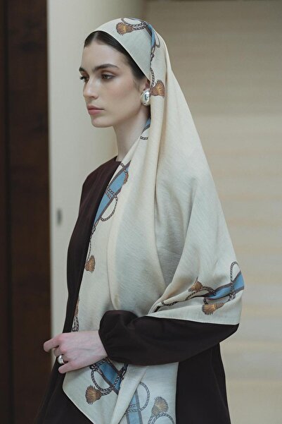 Jolamier Bej Neris Yün İpek Şal