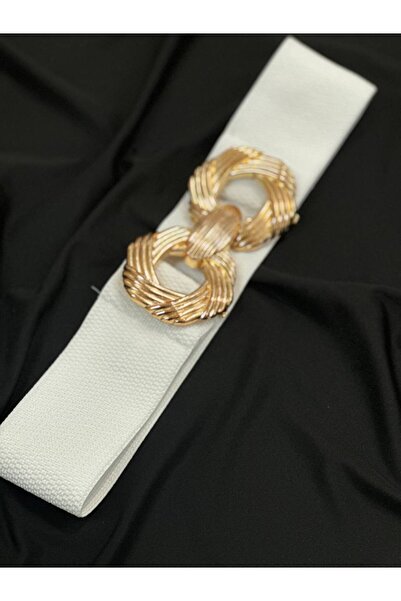 Yasmin Butik Women's Buckle Elastic Belt