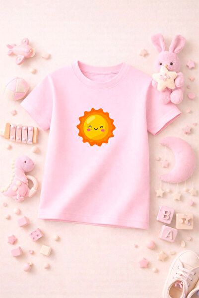 SPORTİVEA Printed Cute Kids Tshirt T-Shirt Tee Comfortable Soft 100% Cotton