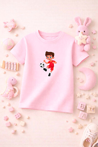 SPORTİVEA Football Themed Printed Girls Boys Tshirt T-Shirt Tee Comfortable S...