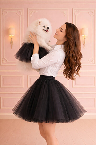 NA ADDESIGN Mother & Daughter Princess Tutu Skirt Set – White |   Pink |   Bl...