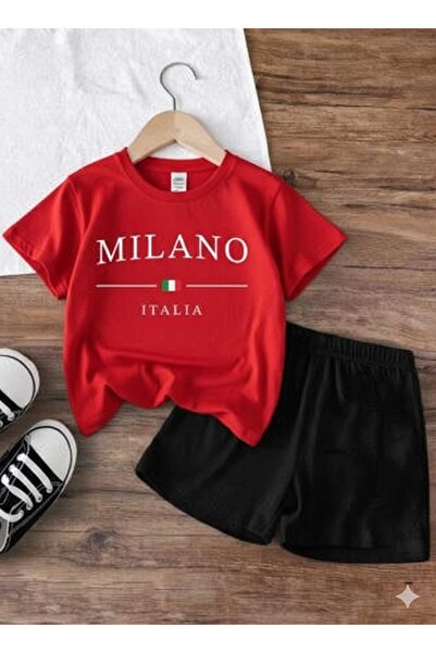 Nice Clothes Children's Tracksuit Set Hooded Unisex Milano Italy Print