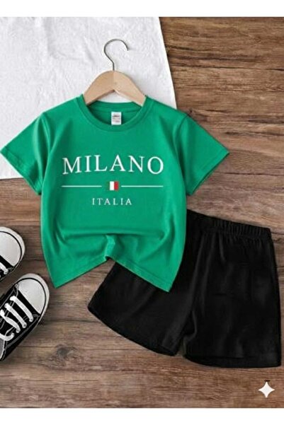 Nice Clothes Children's Tracksuit Set Hooded Unisex Milano Italy Print