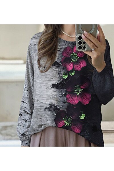 styleFlex Elegant blouse made of satin material with Printed