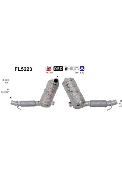 As Filtru Funingine/Particule Sist.De Esapament Bmw 2 Active Tourer/2 Gran To...