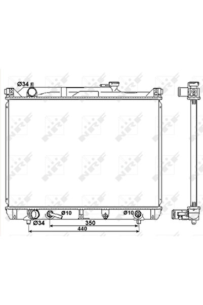 NRF Radiator Racire Motor Suzuki Grand Vitara 1/Grand Vitara 2