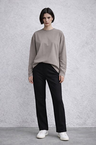 Sabaki Unisex Oversized Long Sleeve Minimal Basic T-Shirt