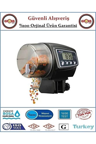 Resun Otomatik Balık Yemleme Makinesi Dijital Göstergeli - Orjinal Ürün