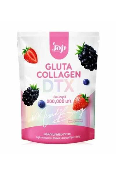 Joji Gluta Collagen DTX Berry Drink Mix with Herbal Extracts, Fish Collagen &...