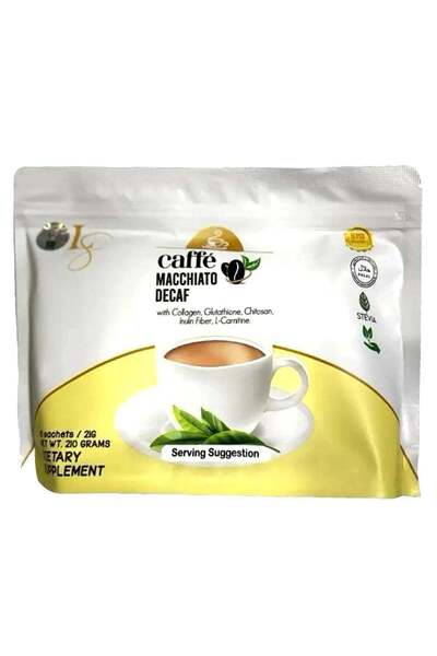 Luxe Slim Decaf Coffee Mix – Collagen + Glutathione + Inulin Fiber – Sugar-Fr...