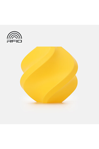 Bambu Lab Filament PLA Tough+ 1.75 mm Galben, bobină RFID de 1 kg, Galben