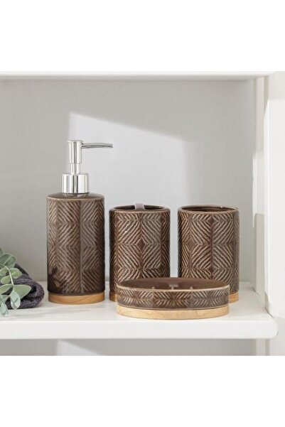 Generic Luxury 4-Piece Bathroom Accessories Set