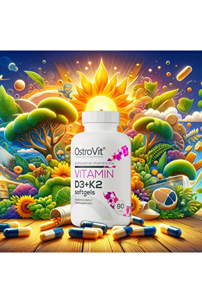 Ostrovit Βιταμίνη D3 + K2 90 ταμπλέτες -