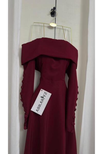 ABRARYZ Elegant burgundy dress