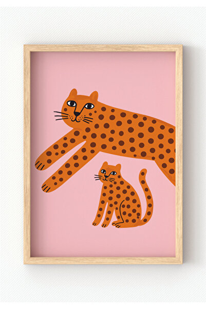 MIOVI WORKS Familie cu pete |   Tablou decorativ de perete pentru camera copi...